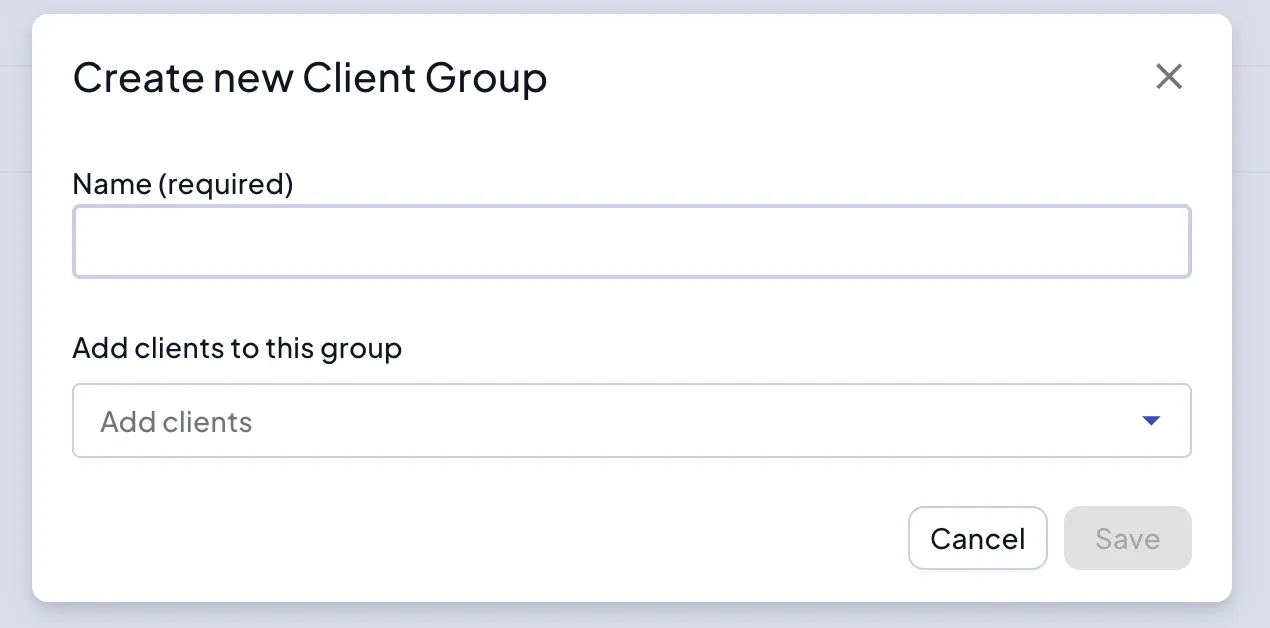 Client Group
