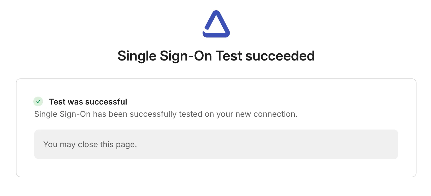 Test Sign On Succeeded